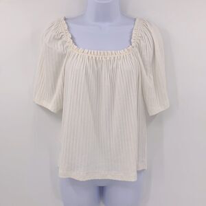 Madewell Off the Shoulder Top Sz‎ L